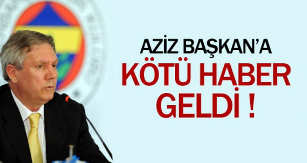 Aziz Yıldırım'a kötü haber Aziz Yıldırım'a kötü haber