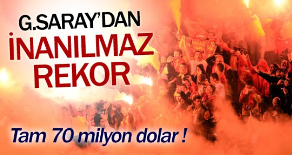Galatasaray'dan inanlmaz rekor!