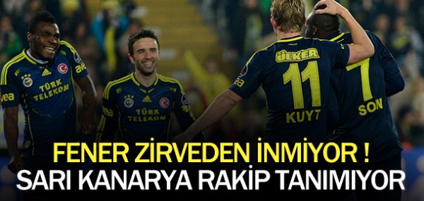 Fenerbahçe rakip tanımıyor Fenerbahçe rakip tanımıyor