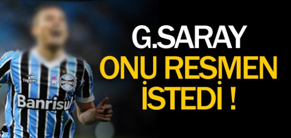 Galatasaray resmen istedi Galatasaray resmen istedi