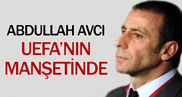 Abdullah Avc UEFA'nn manetinde