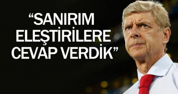 Eleştirilere cevap verdik Eleştirilere cevap verdik