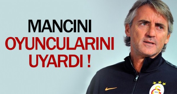 Mancini'den takma uyar 