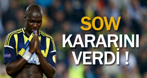 Sow geri adım attı Sow geri adım attı