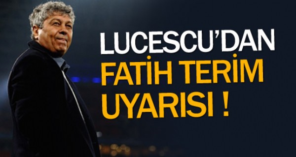 Lucescu'dan Fatih Terim uyars !
