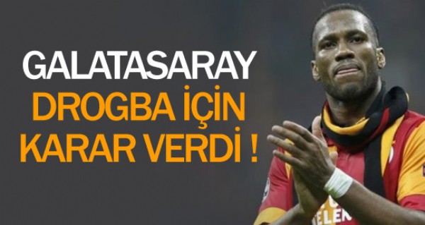 Drogba iin karar verildi !