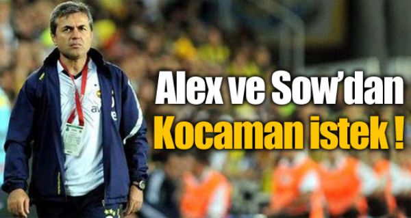 Alex ve Sow'un bir isteği var! Alex ve Sow'un bir isteği var!