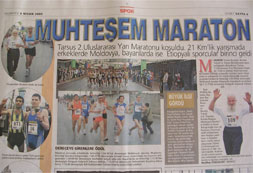 Tarsus maratonu yeniden başlıyor. Tarsus maratonu yeniden başlıyor.