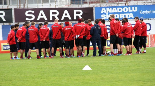 Trabzonspor'da Mersin hazrlklar balad