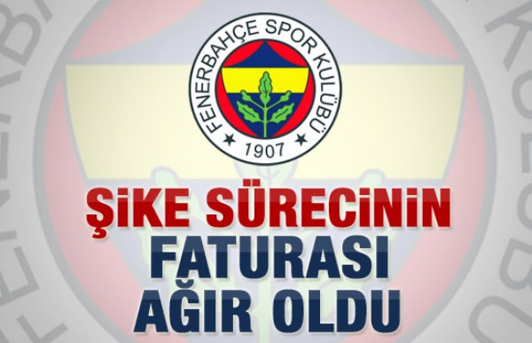 Şike Fenerbahçe'yi vurdu Şike Fenerbahçe'yi vurdu